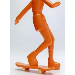 New Deko Figur Skating Astronaut Orange 33Cm Deko & Geschenkartikel