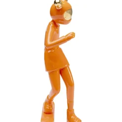 New Deko Figur Skating Astronaut Orange 33Cm Deko & Geschenkartikel