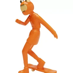New Deko Figur Skating Astronaut Orange 33Cm Deko & Geschenkartikel