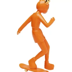 New Deko Figur Skating Astronaut Orange 33Cm Deko & Geschenkartikel
