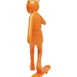 New Deko Figur Skating Astronaut Orange 33Cm Deko & Geschenkartikel