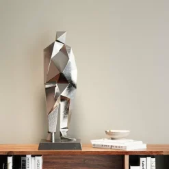 Deko Figur Standing Man Anthrazit 62Cm Deko & Geschenkartikel