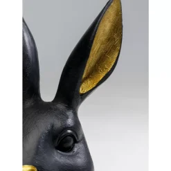 Deko Figur Sweet Rabbit Schwarz 23Cm Deko & Geschenkartikel