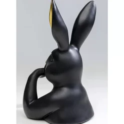 Online Deko Figur Sweet Rabbit Schwarz 31Cm Deko & Geschenkartikel