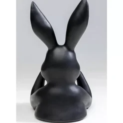 Online Deko Figur Sweet Rabbit Schwarz 31Cm Deko & Geschenkartikel