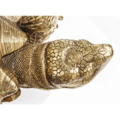 New Deko Figur Turtle Gold Gros Deko & Geschenkartikel