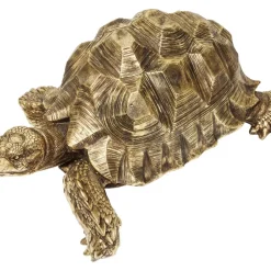 New Deko Figur Turtle Gold Gros Deko & Geschenkartikel