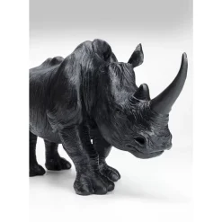 Discount Deko Figur Walking Rhino Schwarz Deko & Geschenkartikel