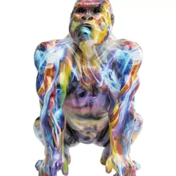 Outlet Deko Figur Watching Gorilla Bunt Deko & Geschenkartikel