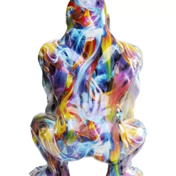 Outlet Deko Figur Watching Gorilla Bunt Deko & Geschenkartikel