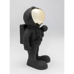 Discount Deko Figur Welcome Astronaut Schwarz 27Cm Deko & Geschenkartikel