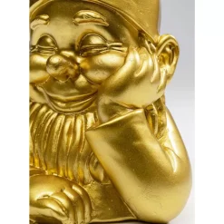 Deko Figur Zwerg Gold 21Cm Deko & Geschenkartikel