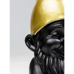 Clearance Deko Figur Zwerg Schwarz 21Cm Deko & Geschenkartikel