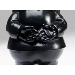 Best Deko Figur Zwerg Standing Schwarz Gold 30Cm Deko & Geschenkartikel