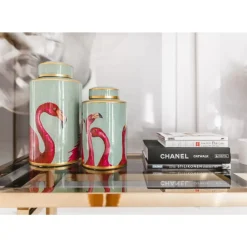 Sale Deko Gefas Flamingos 29Cm Deko & Geschenkartikel