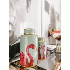 Sale Deko Gefas Flamingos 29Cm Deko & Geschenkartikel