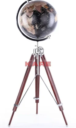 Outlet Deko Globus Earth Schwarz Deko & Geschenkartikel