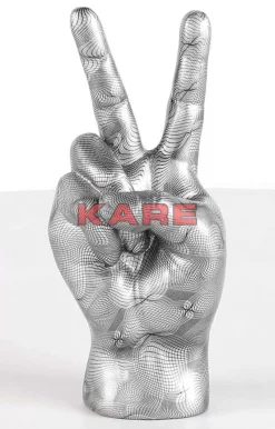 New Deko Hand Victory Grau Deko & Geschenkartikel