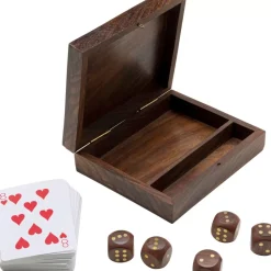 Sale Deko Karten Box Gamble Wood (7/Tlg.) Deko & Geschenkartikel