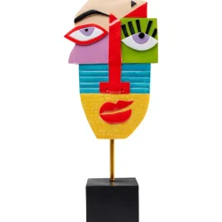 Discount Deko Objekt Abstract Face Multicolour 52Cm Deko & Geschenkartikel