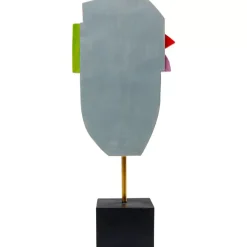 Discount Deko Objekt Abstract Face Multicolour 52Cm Deko & Geschenkartikel