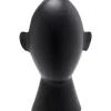 Sale Deko Objekt Abstract Face Schwarz 34Cm Deko & Geschenkartikel