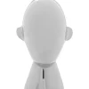Online Deko Objekt Abstract Face Silber 22Cm Deko & Geschenkartikel