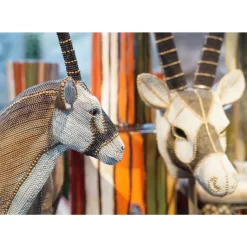 Deko Objekt Antelope Head Pearls 79 Deko & Geschenkartikel