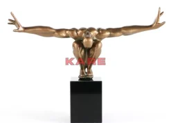 Outlet Deko Objekt Athlet Bronze Deko & Geschenkartikel