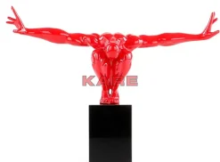 Clearance Deko Objekt Athlet Rot Deko & Geschenkartikel