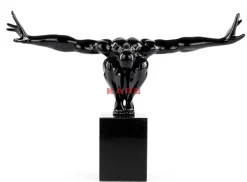 Clearance Deko Objekt Athlet Schwarz Deko & Geschenkartikel