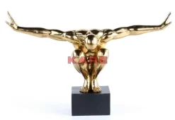 Clearance Deko Objekt Athlete Xl Gold Deko & Geschenkartikel