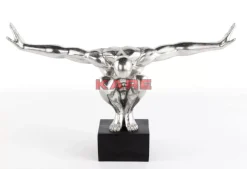 Hot Deko Objekt Athlete Xl Silber Deko & Geschenkartikel