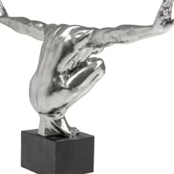 Hot Deko Objekt Athlete Xl Silber Deko & Geschenkartikel