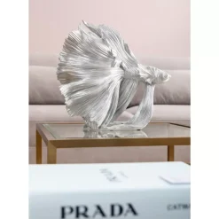 Online Deko Objekt Betta Fish Silber Klein Deko & Geschenkartikel