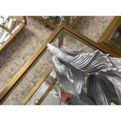 Online Deko Objekt Betta Fish Silber Klein Deko & Geschenkartikel