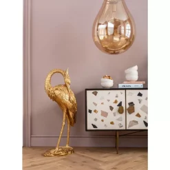 Online Deko Objekt Crane Gold Deko & Geschenkartikel