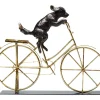 Outlet Deko Objekt Dog With Bicycle Deko & Geschenkartikel