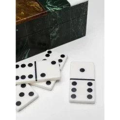 Hot Deko Objekt Domino Grun 21X5Cm Sonstiges & Zubehör Accessoires