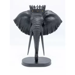 Online Deko Objekt Elephant Royal Schwarz 57Cm Deko & Geschenkartikel