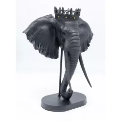 Online Deko Objekt Elephant Royal Schwarz 57Cm Deko & Geschenkartikel