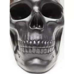 New Deko Objekt Flower Skull 22Cm Deko & Geschenkartikel