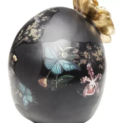 New Deko Objekt Flower Skull 22Cm Deko & Geschenkartikel