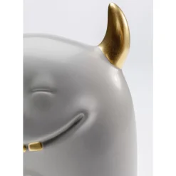 Deko Objekt Funny Teeth Grau 15Cm Deko & Geschenkartikel