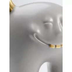 Deko Objekt Funny Teeth Grau 15Cm Deko & Geschenkartikel