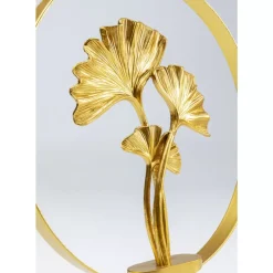 Discount Deko Objekt Ginkgo In The Circle 34Cm Deko & Geschenkartikel