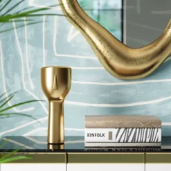 Clearance Deko Objekt Golden Face 36Cm Deko & Geschenkartikel