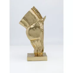 Best Deko Objekt Horse Face Gold 57Cm Deko & Geschenkartikel