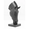 Outlet Deko Objekt Horse Face Schwarz 57Cm Deko & Geschenkartikel