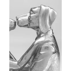 Online Deko Objekt Kissing Rabbit And Dog Silber Deko & Geschenkartikel